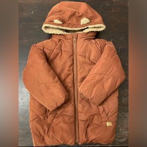 Zara Kids 3-4yr Teddy Bear Coat